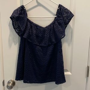 Lilly Pulitzer off the shoulder top